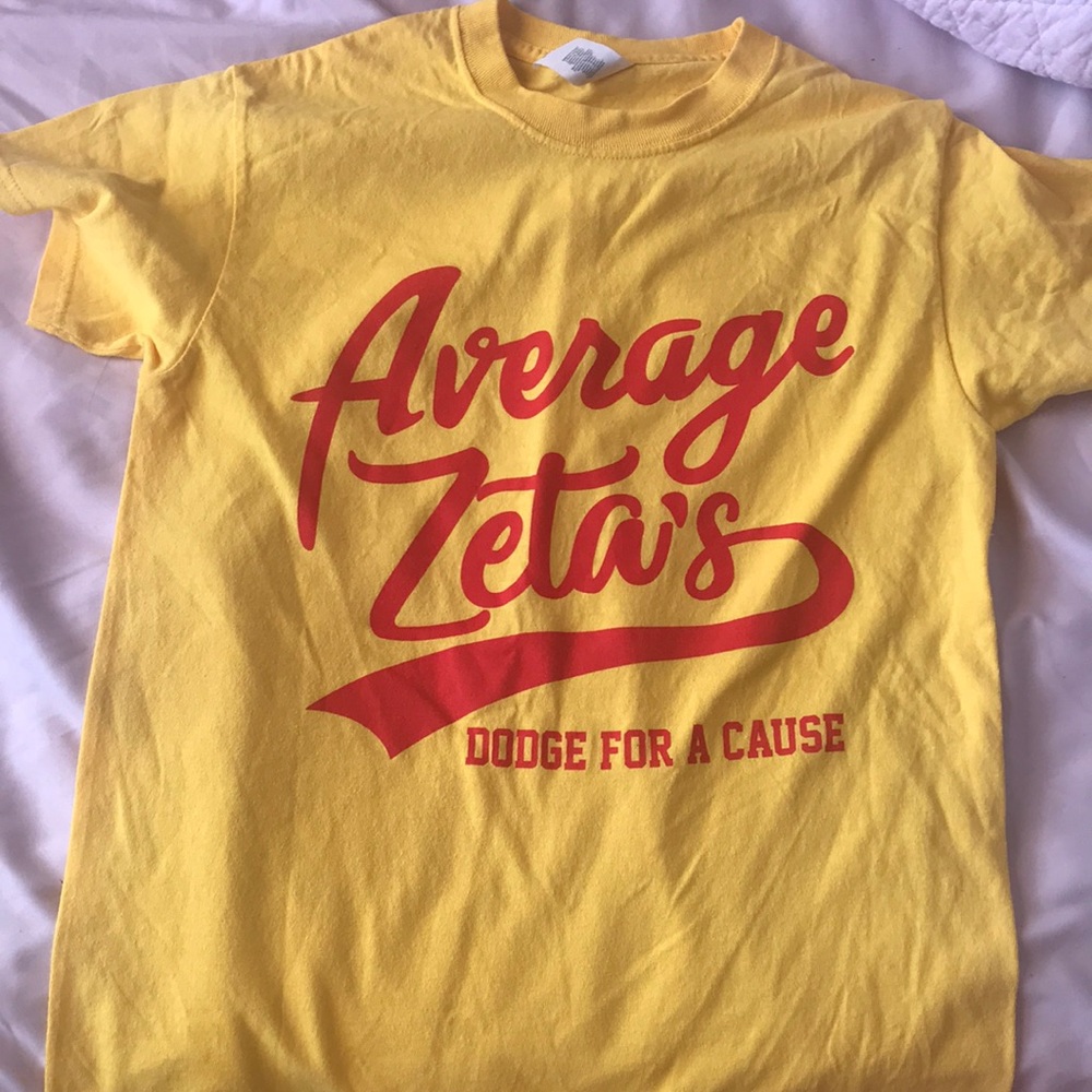 dodgeball themed zta shirt!